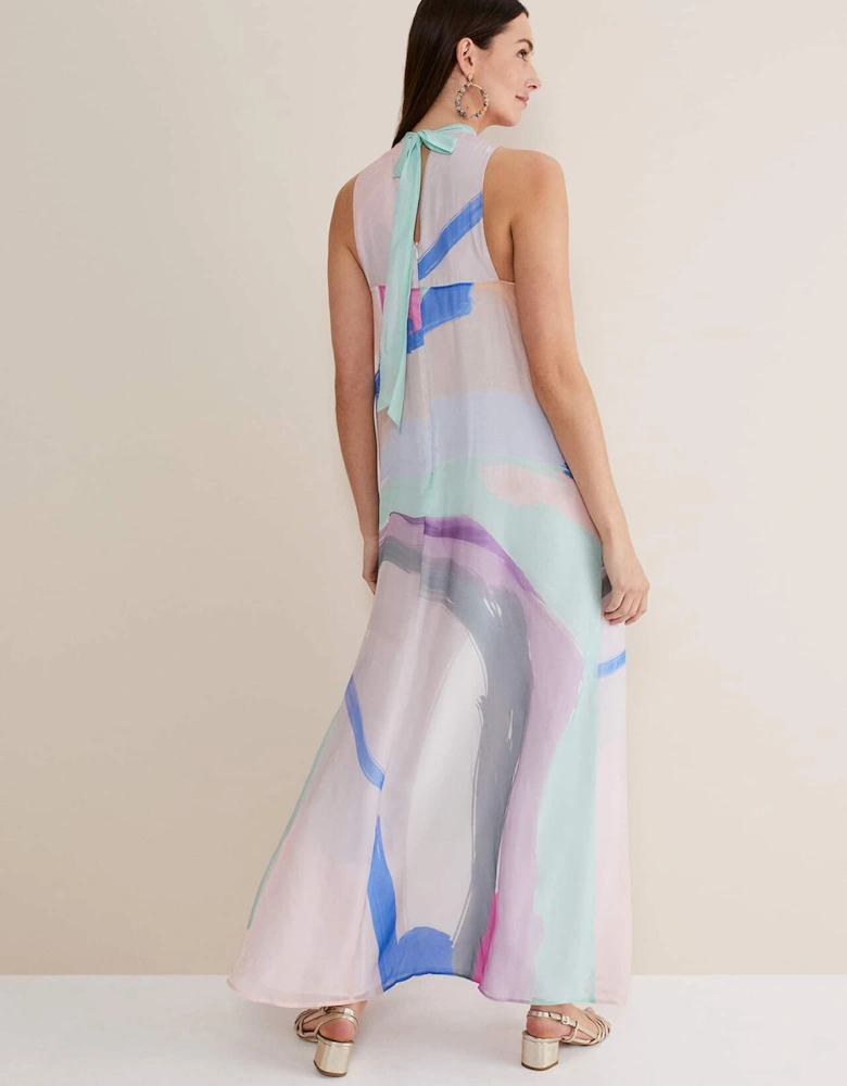 Ronnie Abstract Maxi Dress