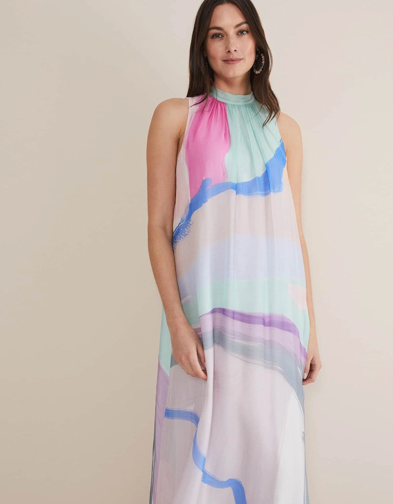 Ronnie Abstract Maxi Dress