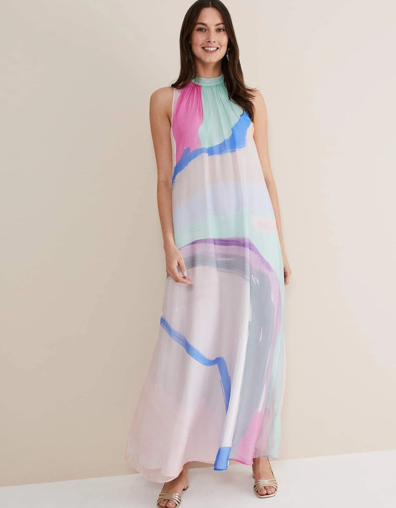 Ronnie Abstract Maxi Dress