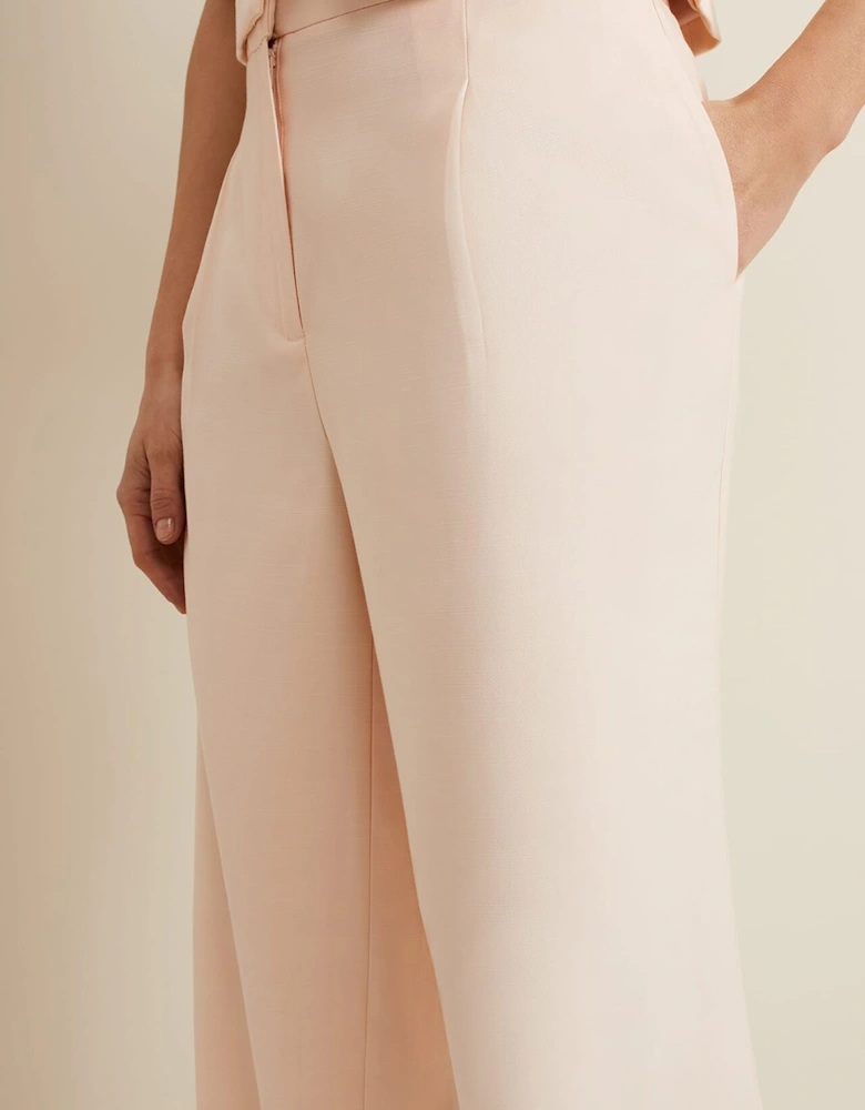 Bianca Wide Leg Peach Trouser