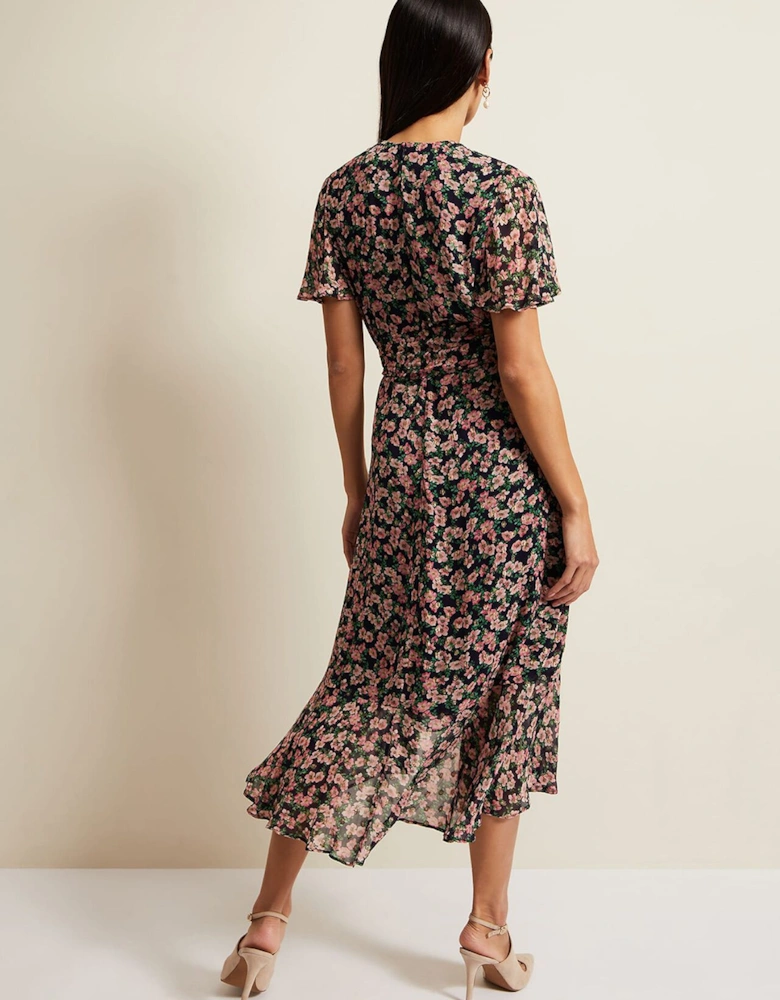 Juliette Fil Coupe Print Dress