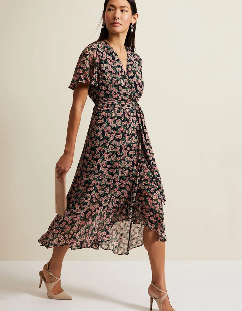 Juliette Fil Coupe Print Dress