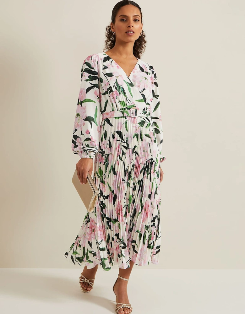 Petite Penny Floral Midi Dress