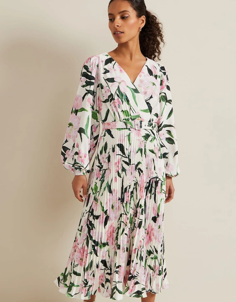 Petite Penny Floral Midi Dress