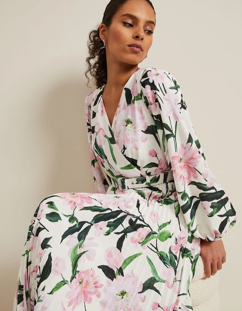 Petite Penny Floral Midi Dress