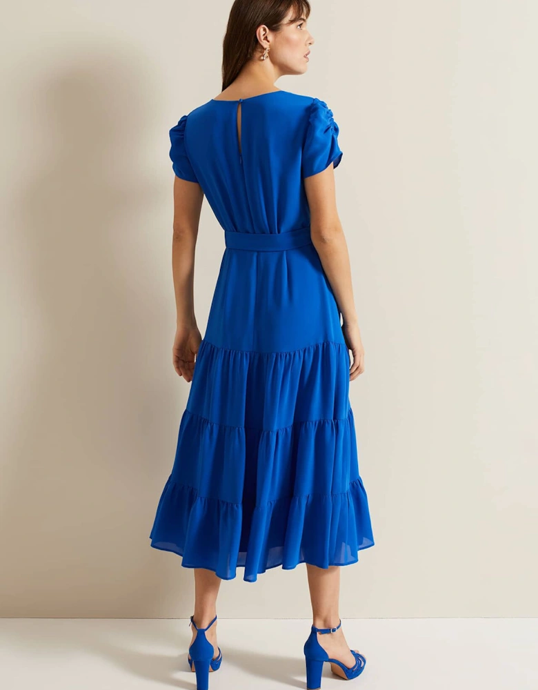 Lola Blue Tiered Dress