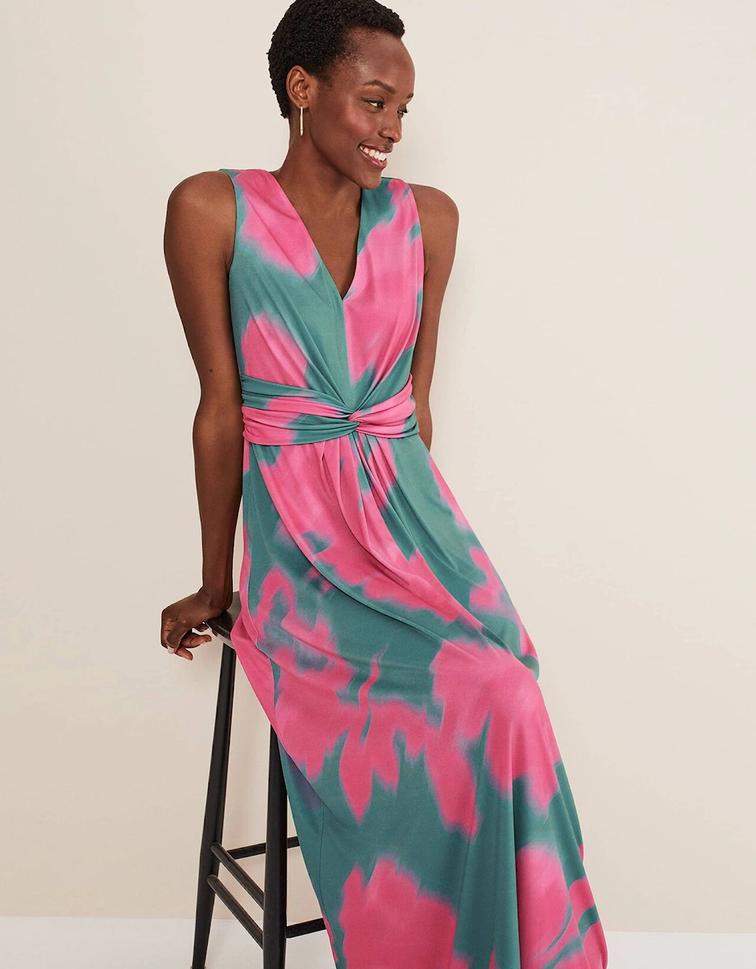 Madison Abstract Maxi Dress