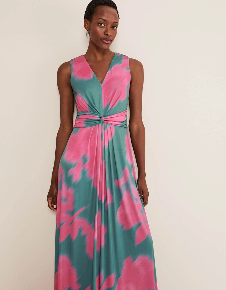 Madison Abstract Maxi Dress