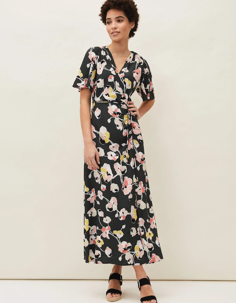 Malala Floral Midi Dress