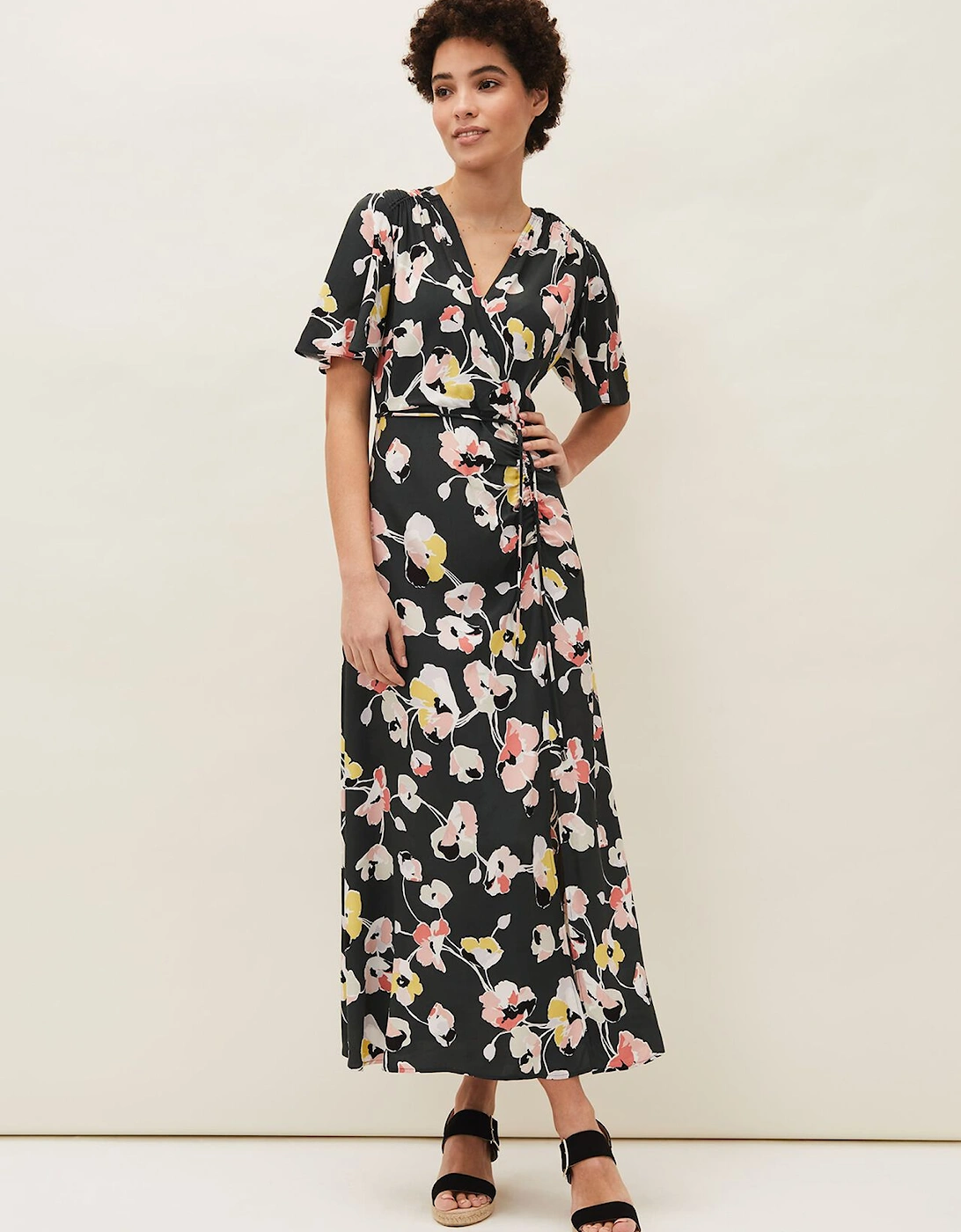 Malala Floral Midi Dress, 7 of 6