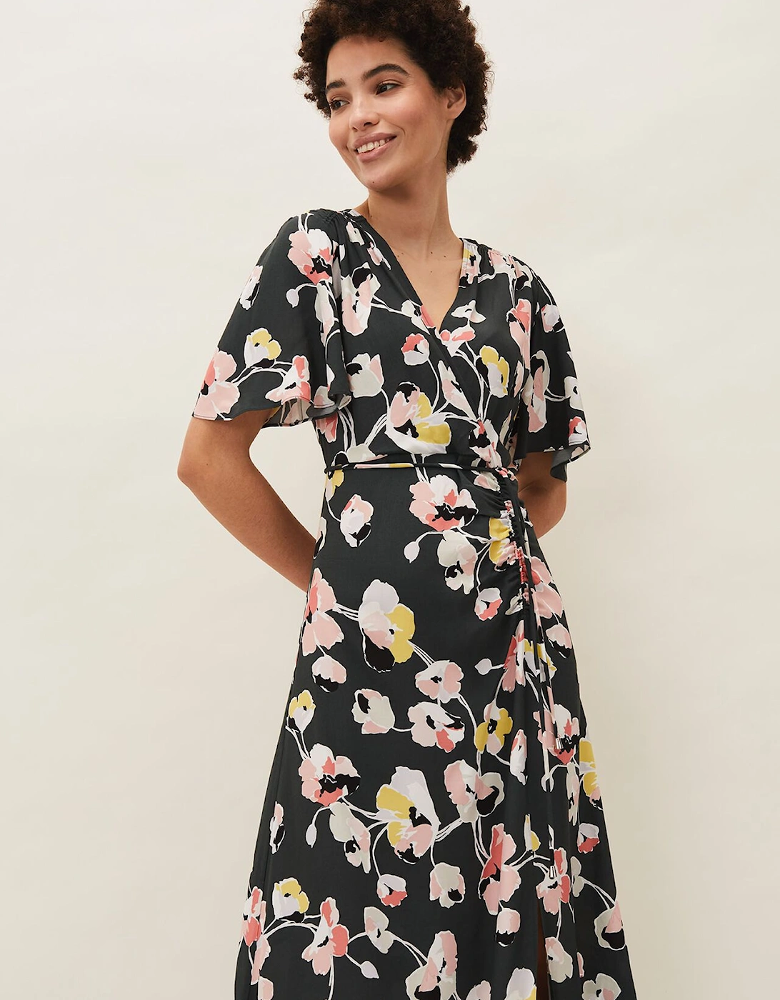 Malala Floral Midi Dress