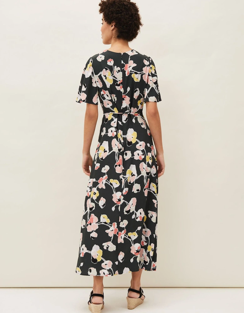 Malala Floral Midi Dress