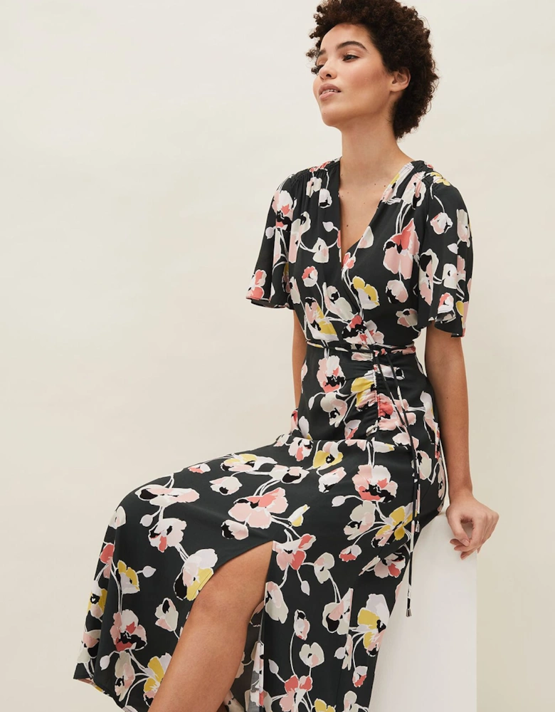 Malala Floral Midi Dress