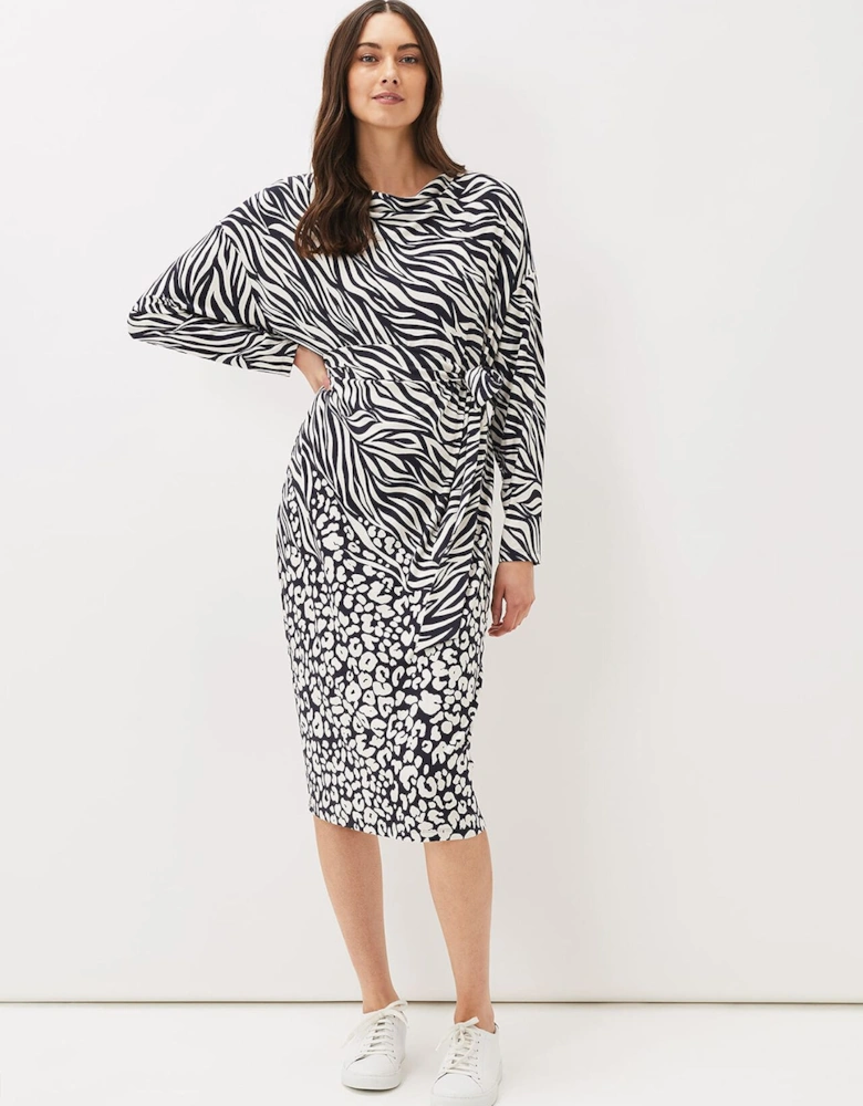 Kora Animal Print Dress