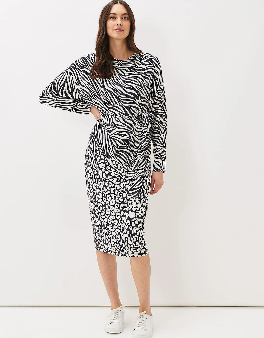 Kora Animal Print Dress