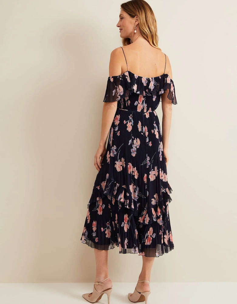 Bridie Printed Midi Dress