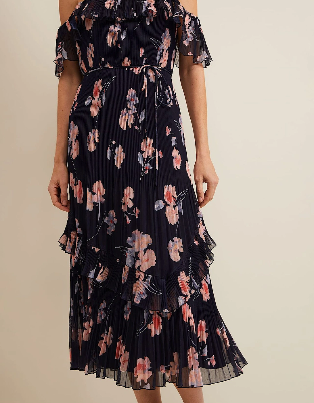 Bridie Printed Midi Dress