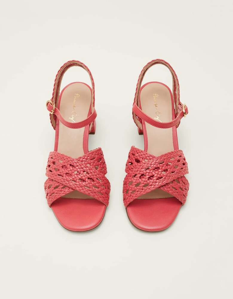 Weave Heeled Sandal