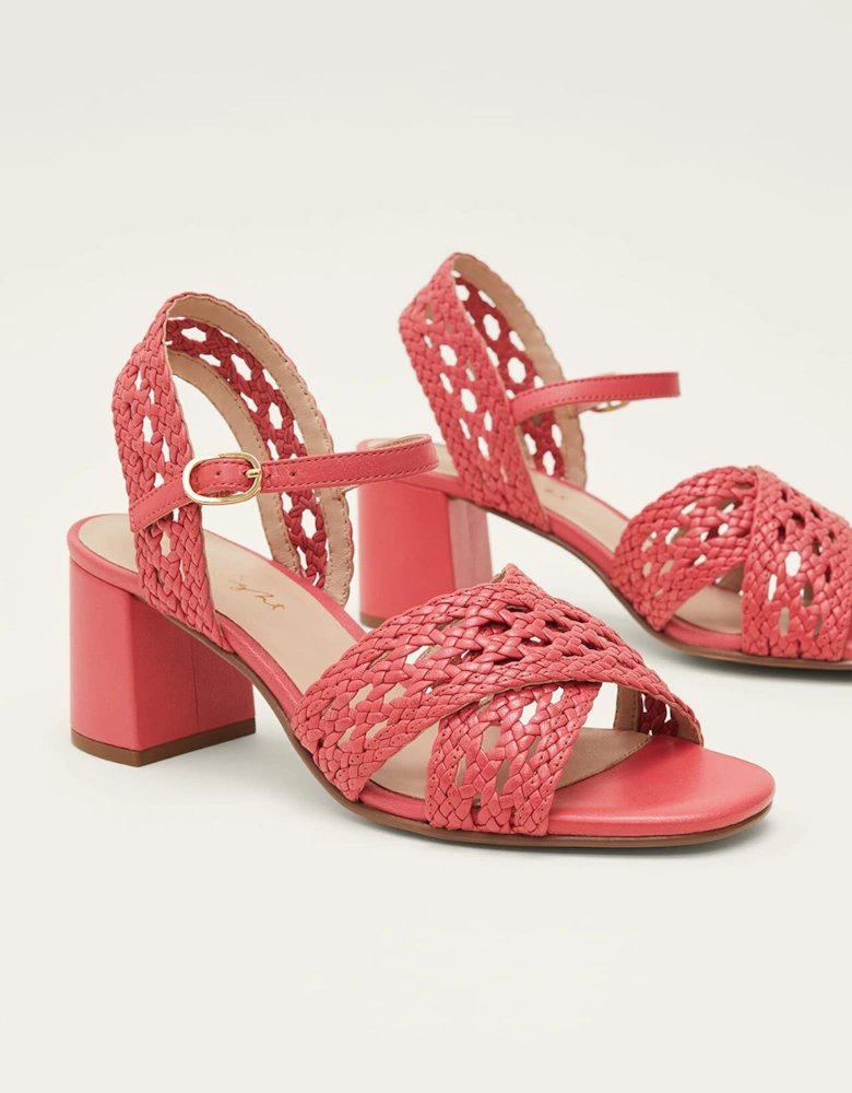 Weave Heeled Sandal