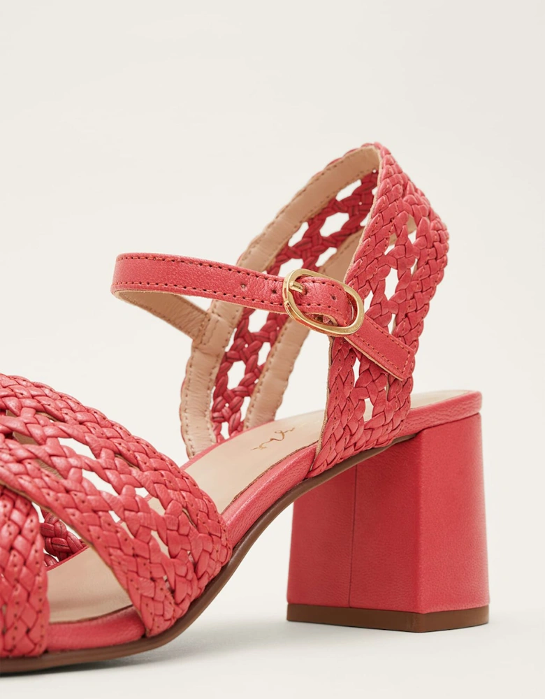 Weave Heeled Sandal