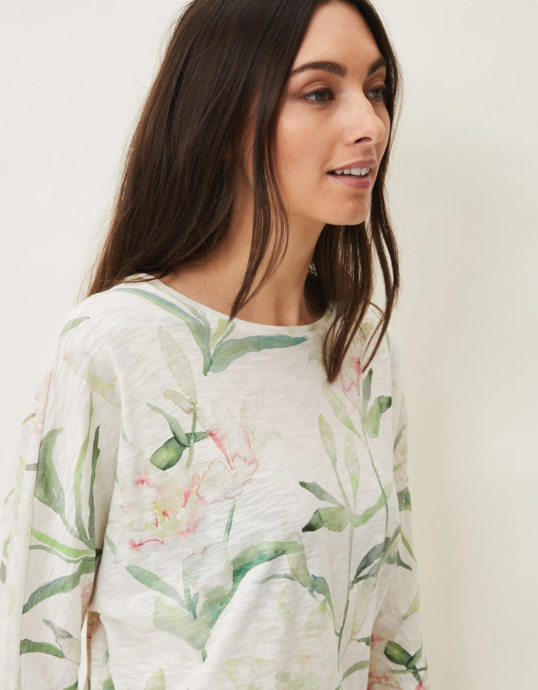 Inna Watercolour Print Top