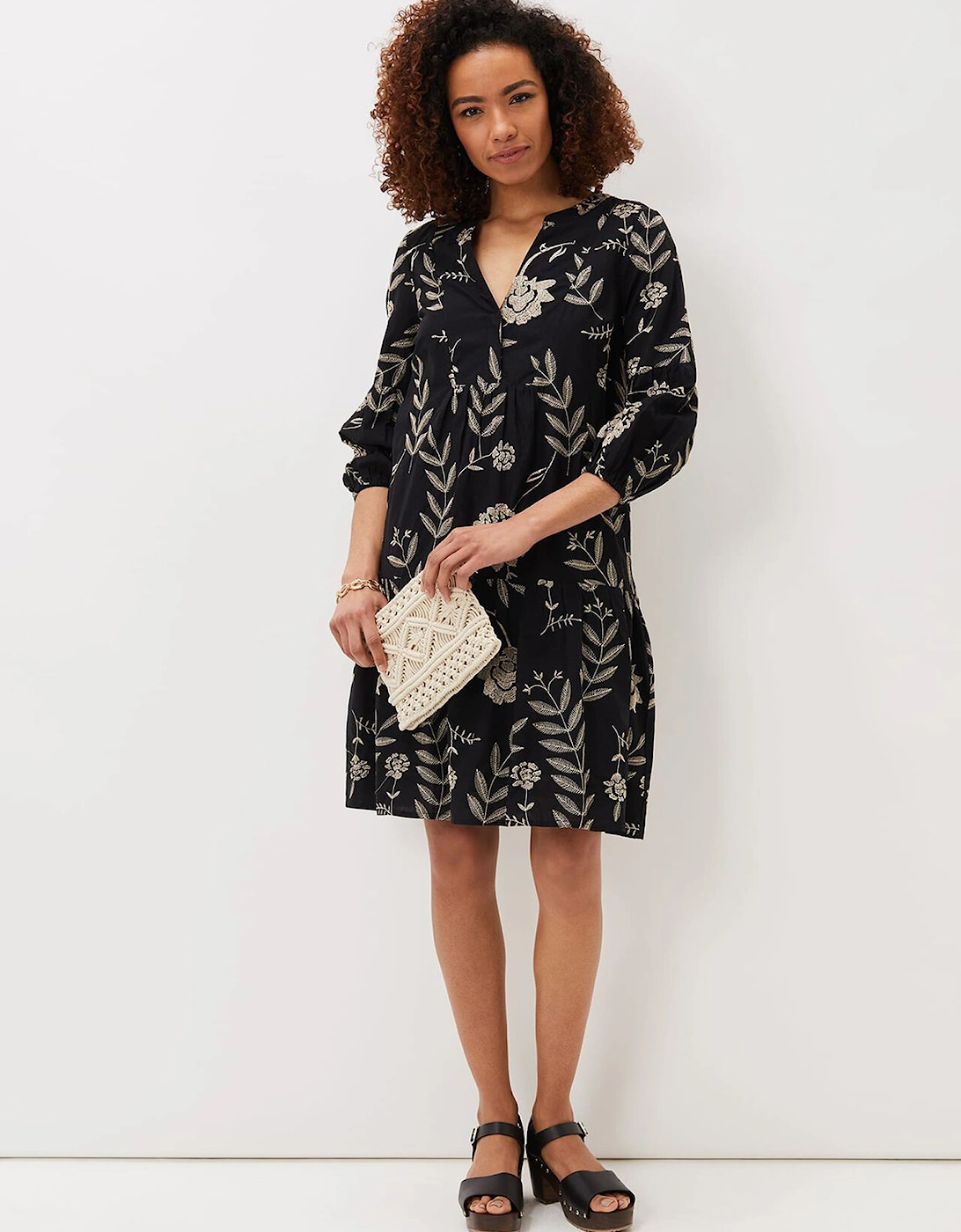 Gina Embroidered Dress