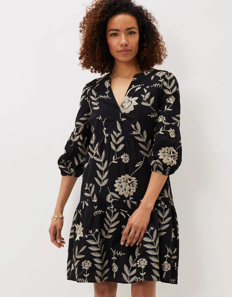 Gina Embroidered Dress