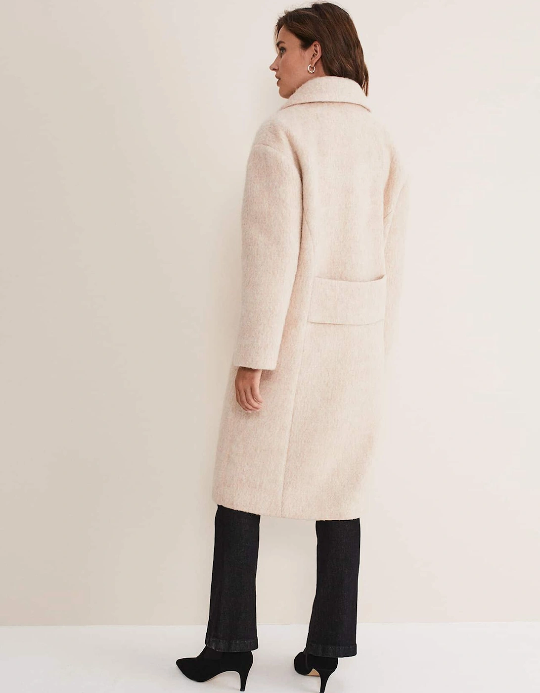 Quinn Textured Cocoon Coat