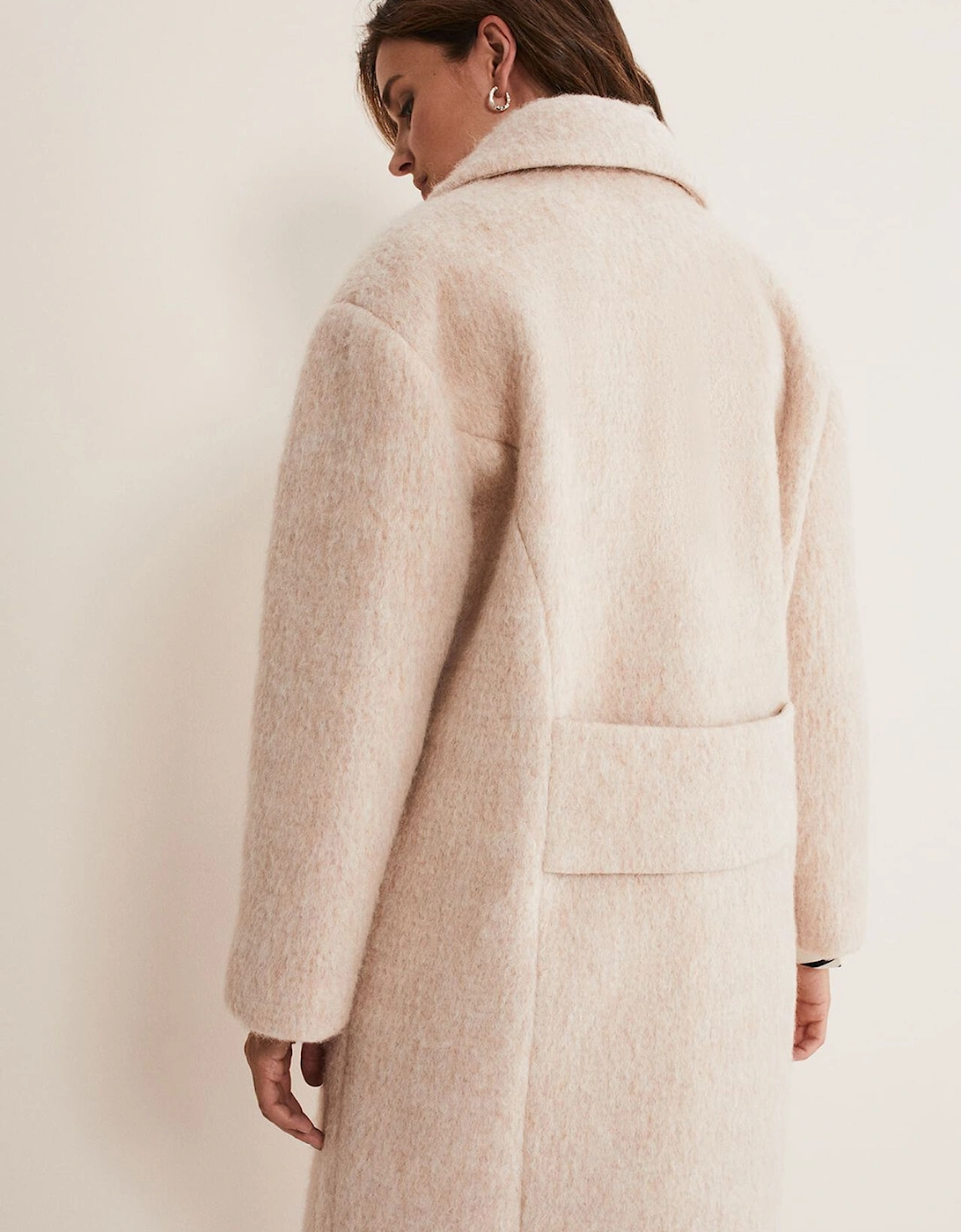 Quinn Textured Cocoon Coat