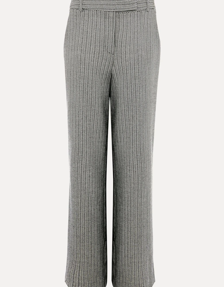 Nouria Herringbone Tapered Trouser