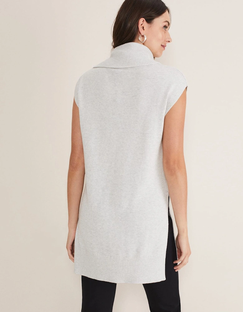 Kysa Knitted Sleeveless Tunic