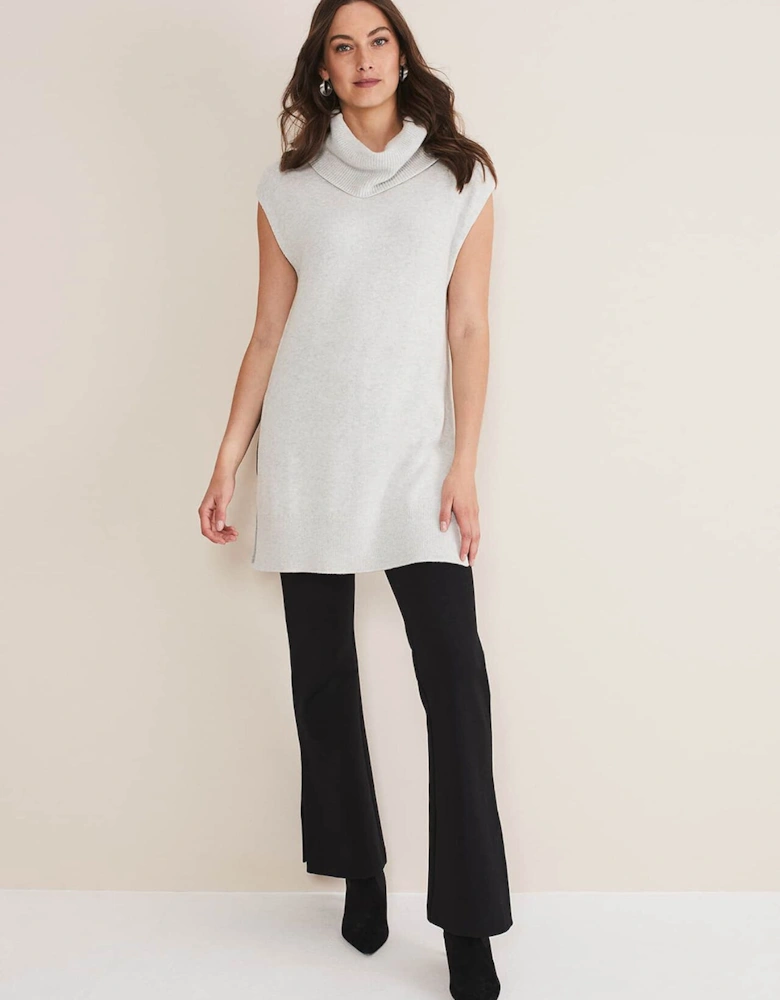 Kysa Knitted Sleeveless Tunic