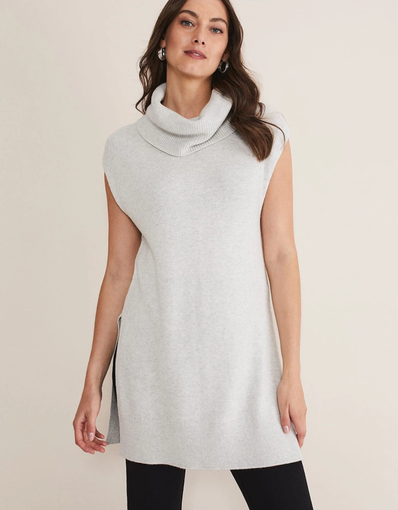 Kysa Knitted Sleeveless Tunic