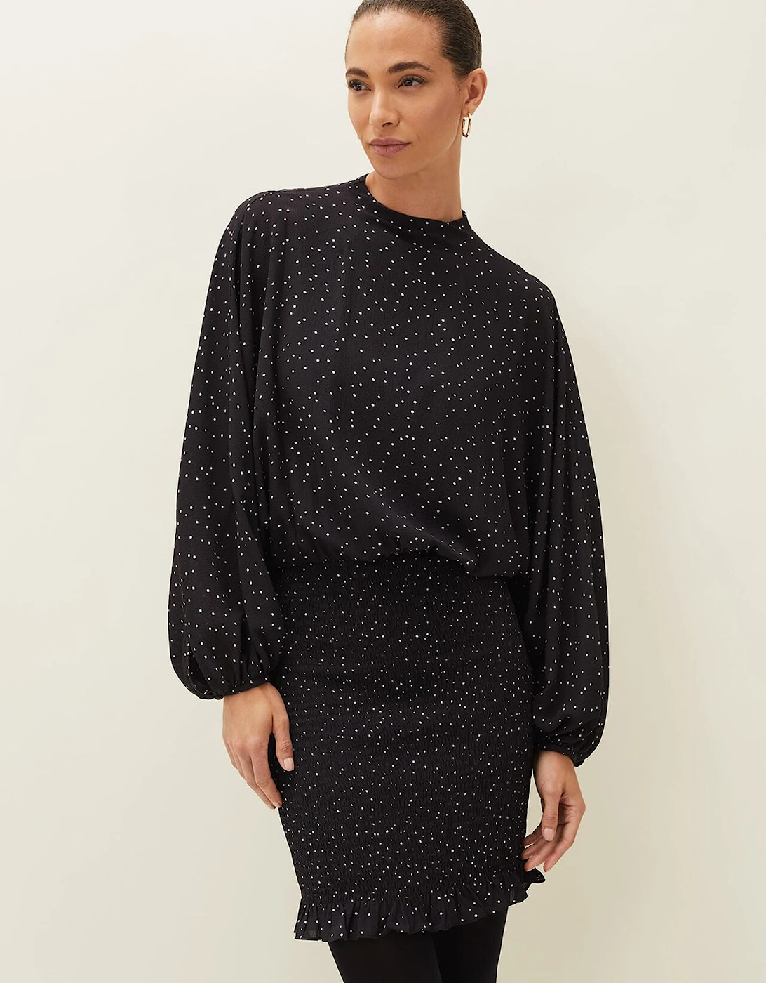 Becca Spot Print Dress