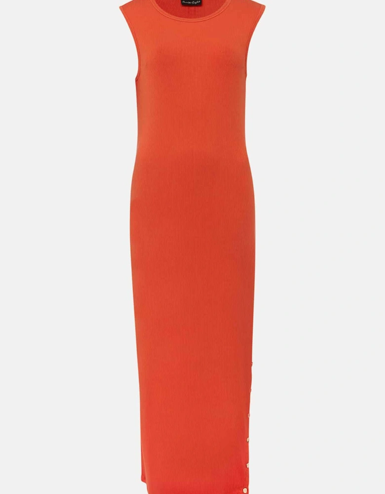 Reya Ribbed Column Midi Dress