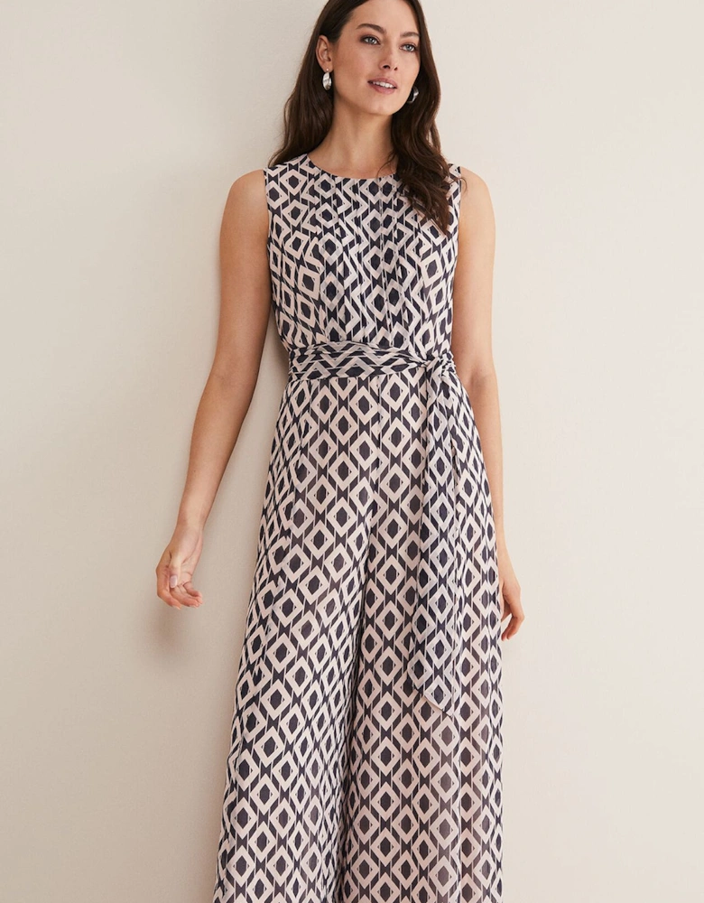 Janine Geo Wide Leg Jumpsuit