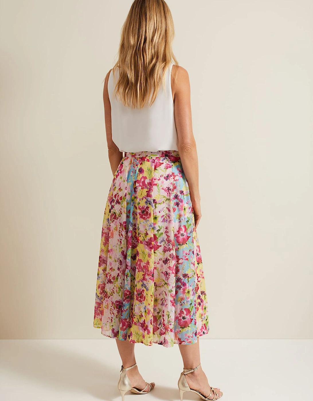 Vivianne Floral Midi Skirt