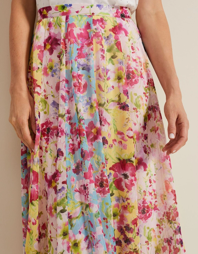 Vivianne Floral Midi Skirt