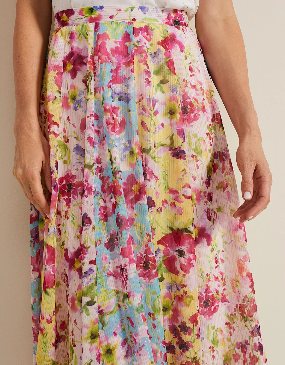 Vivianne Floral Midi Skirt