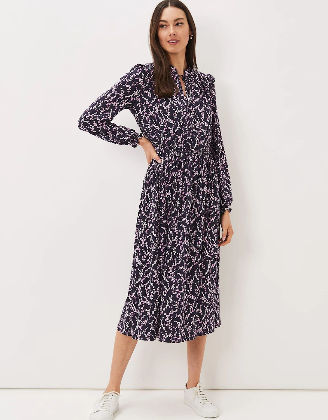 Shay Floral Midi Dress