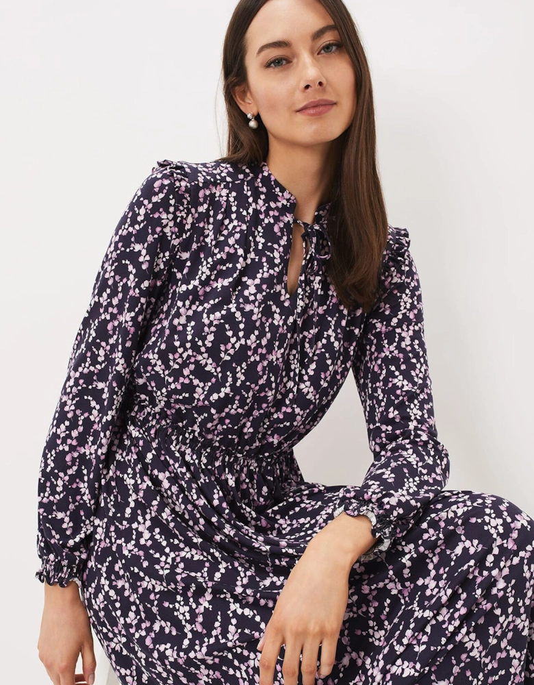 Shay Floral Midi Dress