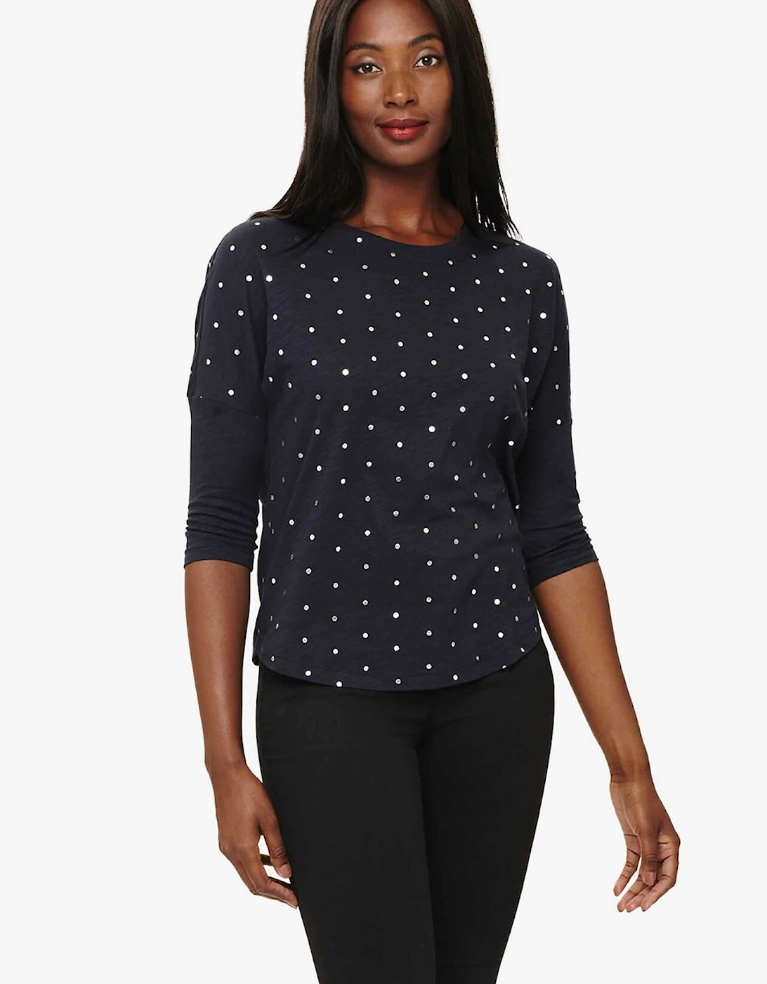 Dot Spot Foil Top, 7 of 6