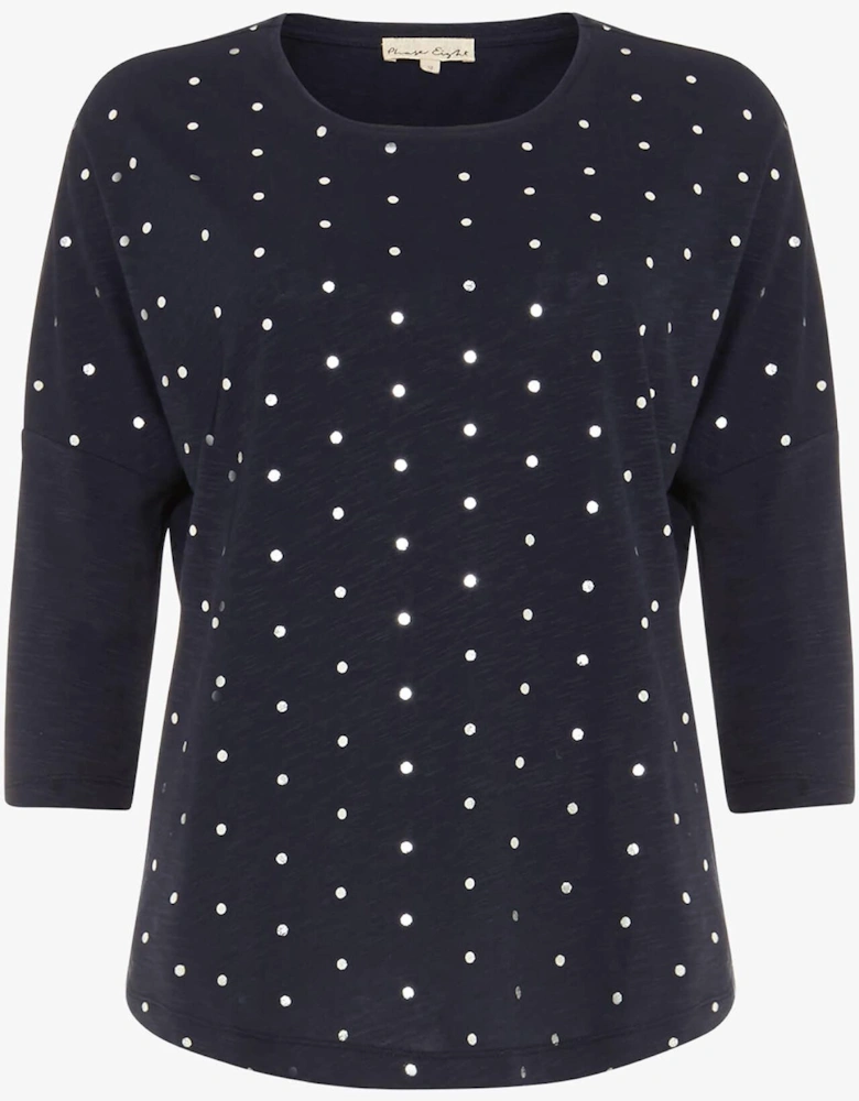 Dot Spot Foil Top