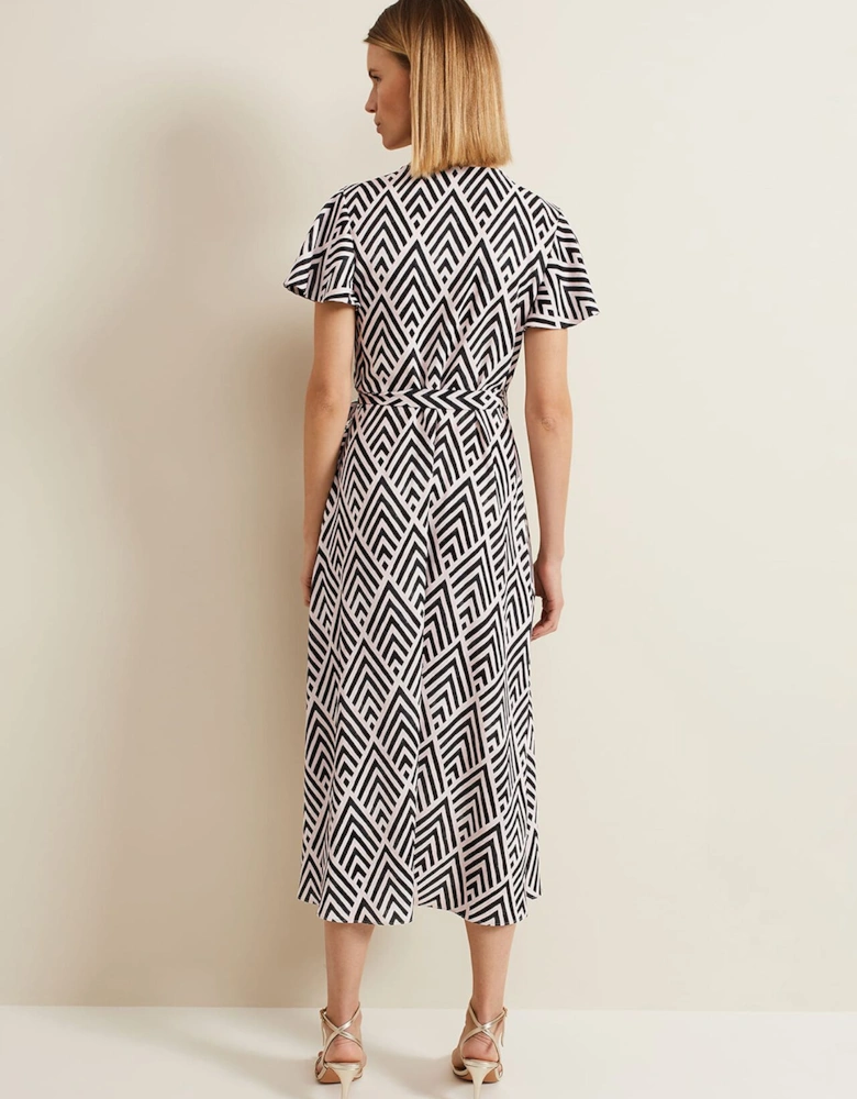 Julissa Print Wrap Dress