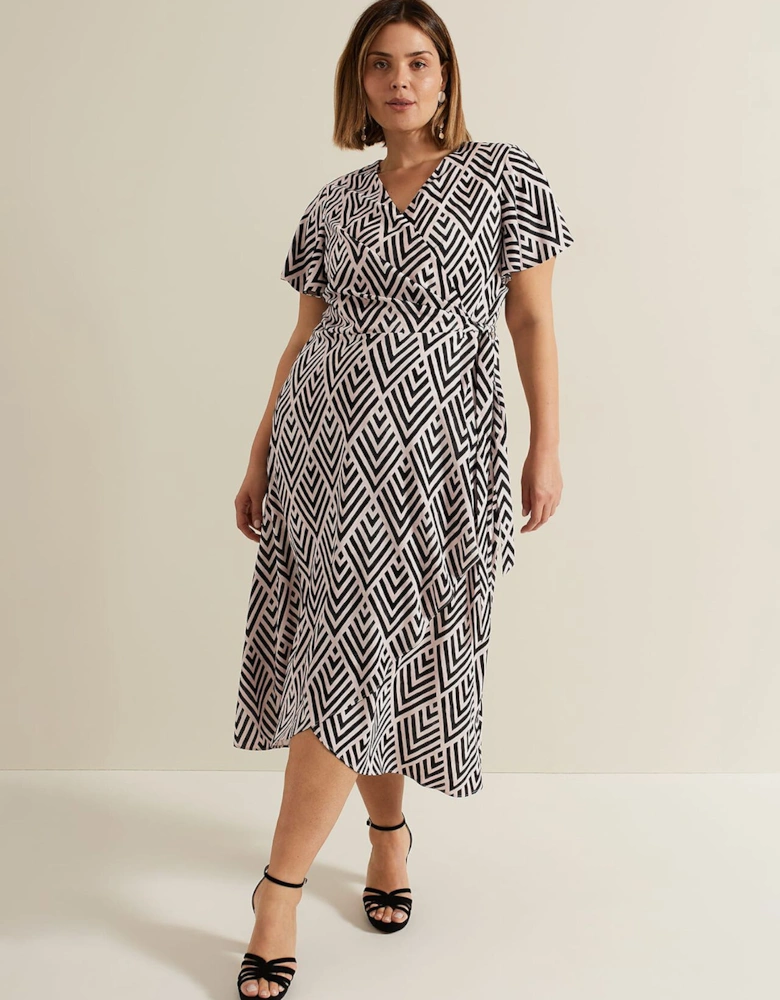 Julissa Print Wrap Dress