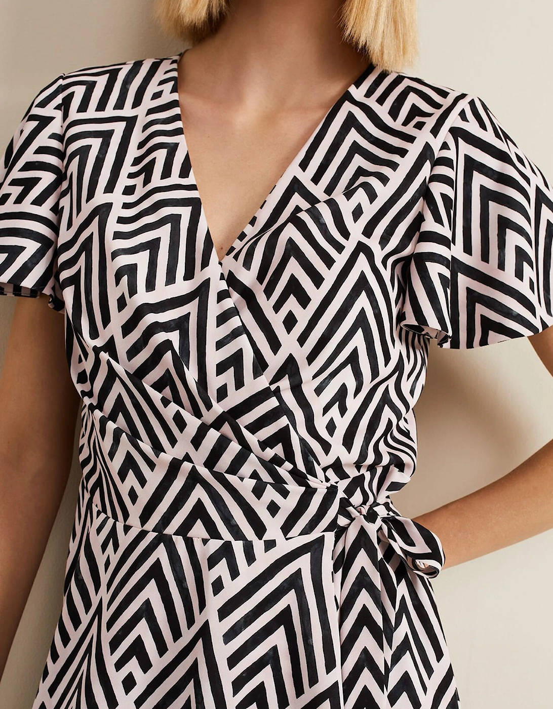 Julissa Print Wrap Dress