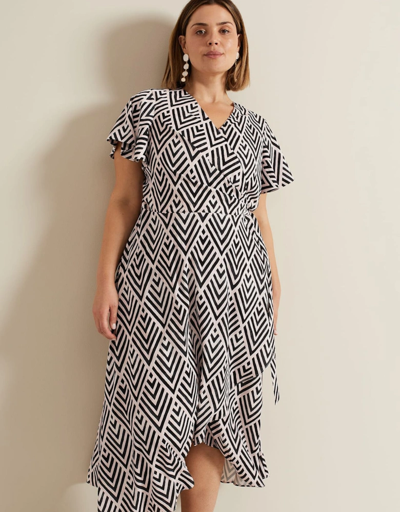 Julissa Print Wrap Dress