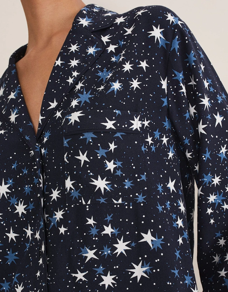 Zeba Star Print Pyjama Set