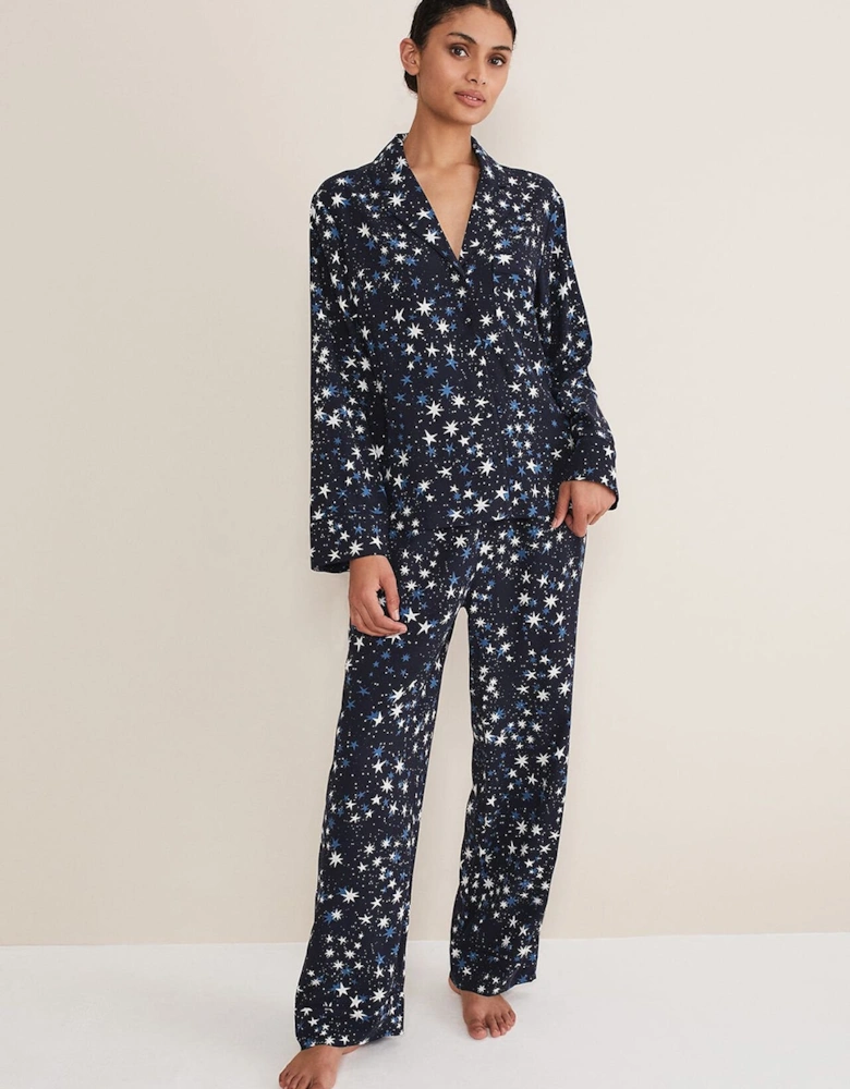 Zeba Star Print Pyjama Set