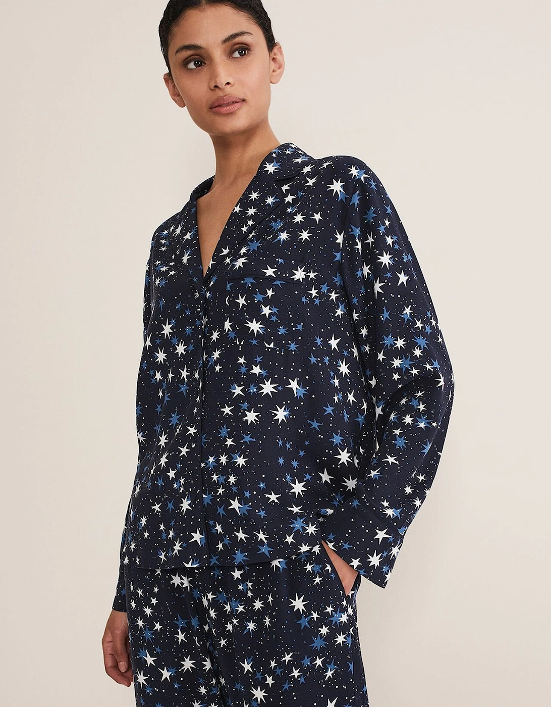 Zeba Star Print Pyjama Set